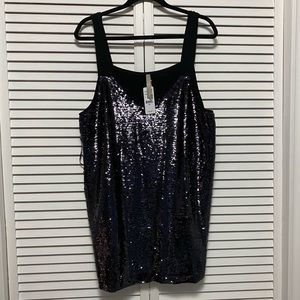 Purple Sequins Cami by Penningtons s. 3x NWT